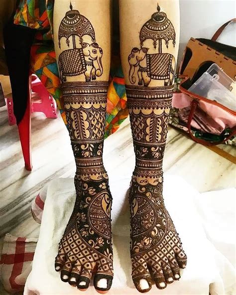 Sayumi Top Ten Dulhan Mehndi Designs For Legs