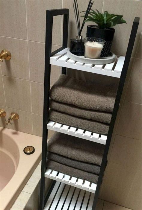 34 Space Saving Towel Storage Ideas For Your Bathroom In 2020 Small