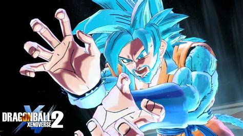 Goku Ascends Super Saiyan Blue Ssgss 4 Dragon Ball Xenoverse 2 Youtube
