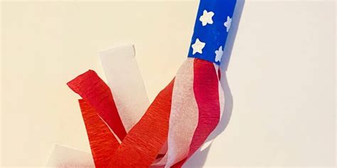 Patriotic American Flag Toilet Paper Roll Windsock