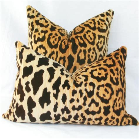 Sale Leopard Velvet Lumbar Pillow Cover X Pillow Cover X Pillow