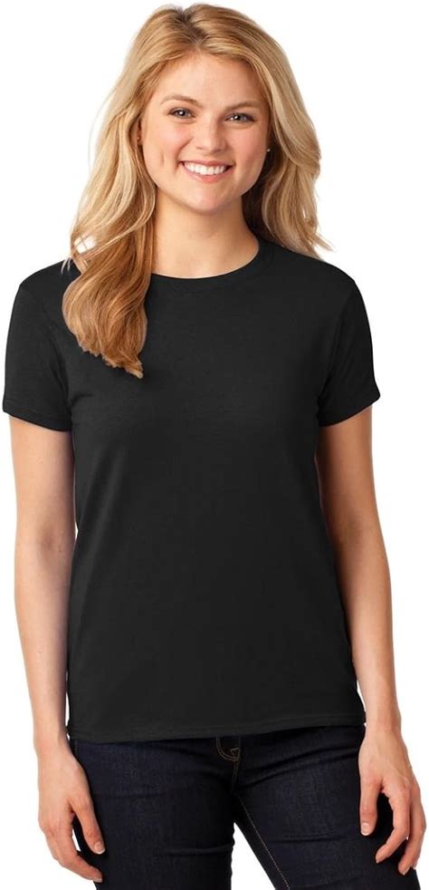 Gildan Women S Plus Size Cotton Crew Neck T Shirt Amazon Co Uk Clothing
