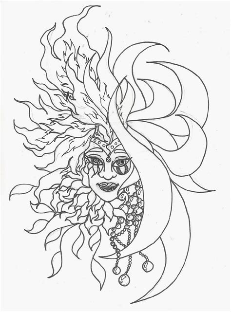 By best coloring pagesoctober 31st 2016. Sun And Moon Coloring Pages - GetColoringPages.com