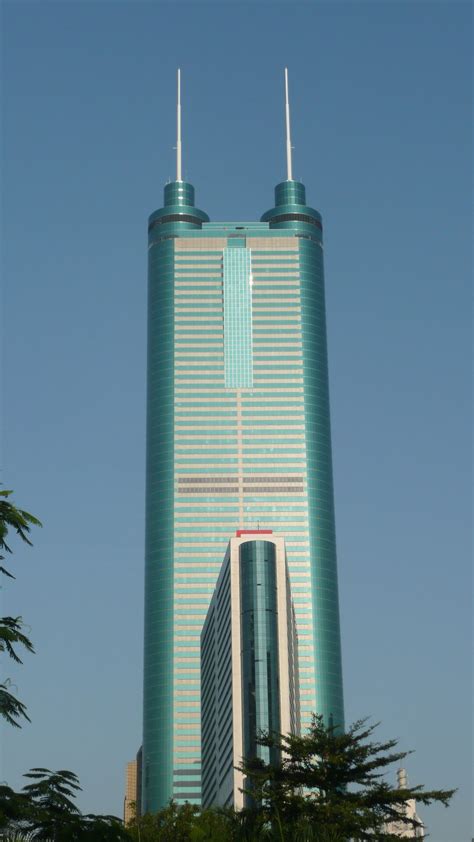 Shun Hing Square In Shenzhen China The Tallest Steel Building In China