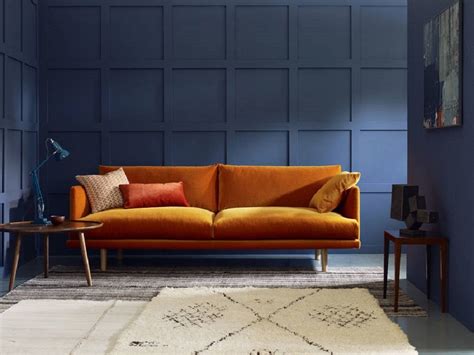 Beautiful Burnt Orange Living Room Ideas Orange Modern Sofa Designs