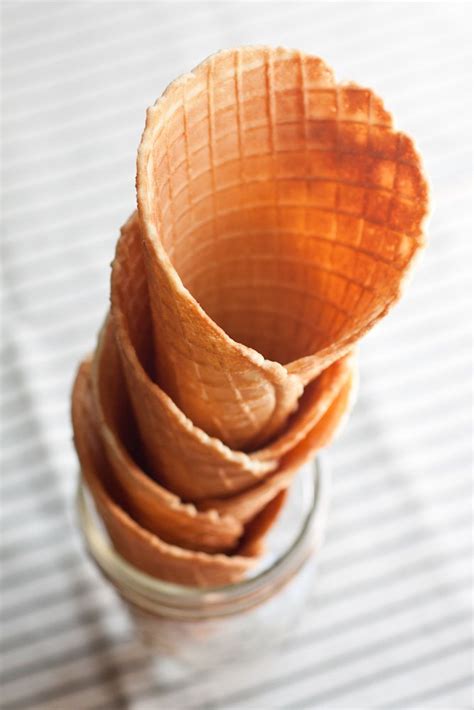 Homemade Waffle Cones Easy Quick And Crispy Smells Like Home
