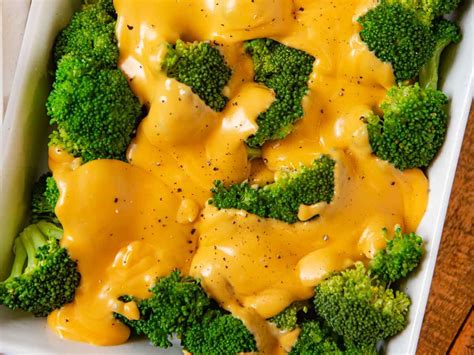 Broccoli In Cheese Sauce In Serving Dish Best Creamed Spinach Recipe