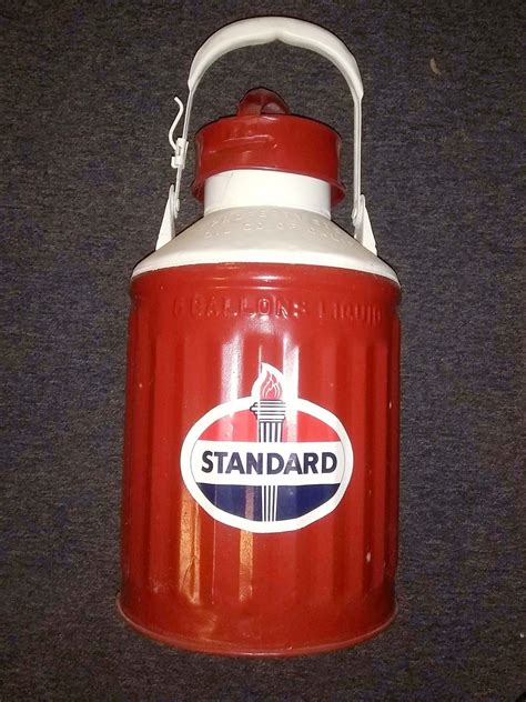 Vintage Standard Oil 5 Gallon Embossed Can