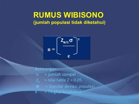 Populasi dan sampel