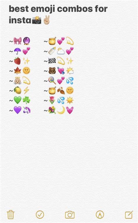 🐝best Aesthetic Emoji Combos🧸 Emoji Combinations Cute Emoji