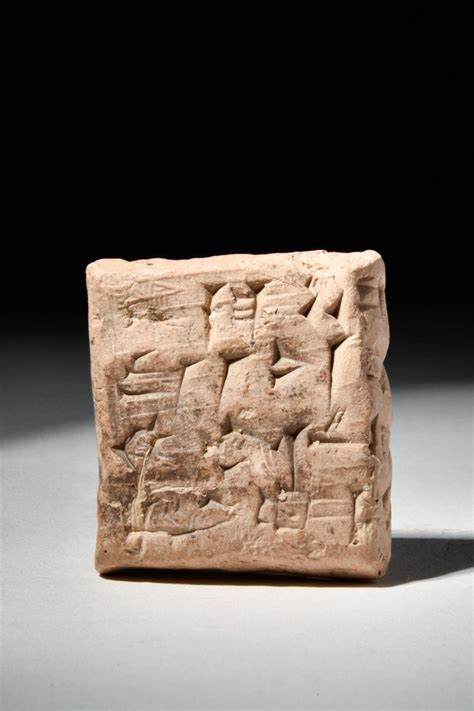At Auction Old Babylonian Cuneiform Tablet