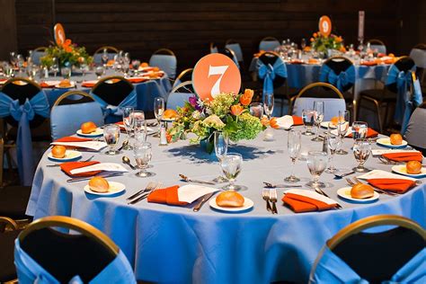 Orange And Royal Blue Wedding Ideas