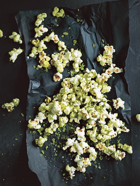 A collection of dinner party menu ideas including holiday entertaining to budget friendly options. Lime And Matcha Popcorn | Donna Hay