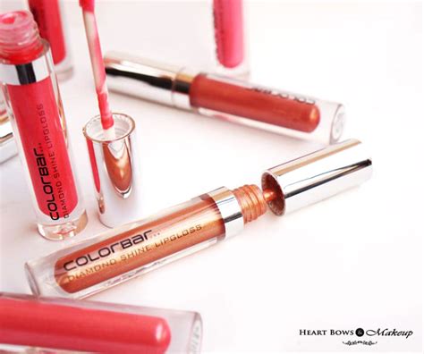 All Colorbar Diamond Shine Lipgloss Review Swatches Price Buy India