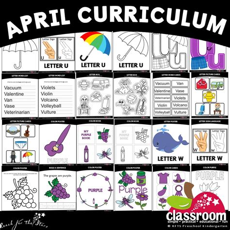April Preschool Curriculum Monthly Lesson Plans Made By Teachers