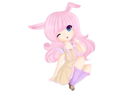 bunny chibi by furryi on deviantart