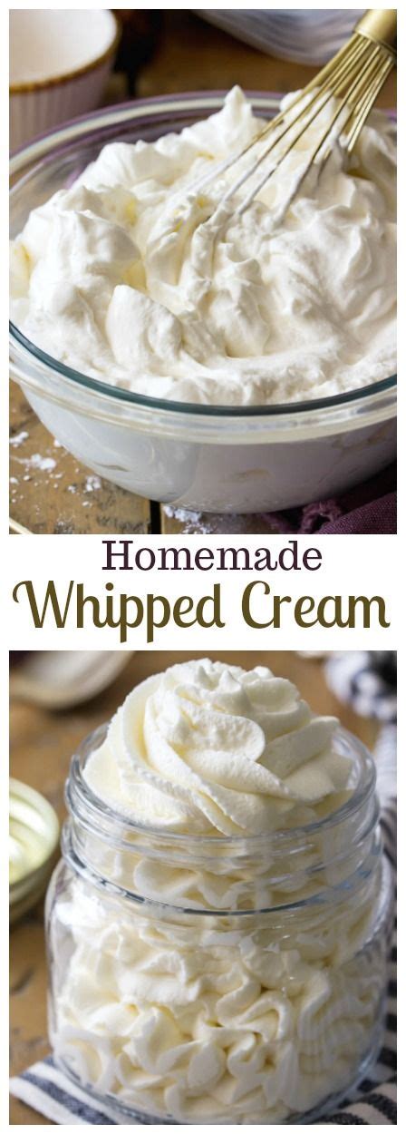 Which is better whipped cream or 3 ingredient? Homemade Whipped Cream Recipe - Sugar Spun Run | Homemade ...