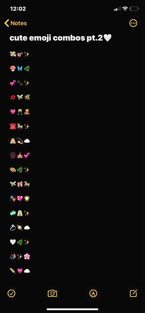 Especially, the latest trend to go viral on tiktok involves replacing common phrases with cute emoji combos. cute emoji combos 2🤍 | Emoji combinations, Emoji for ...