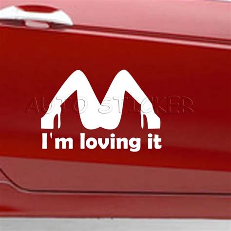 1pcs Hot Selling I Am Loving It Jdm Funny Japanese Sex Car Sticker Decals In Car Stickers From