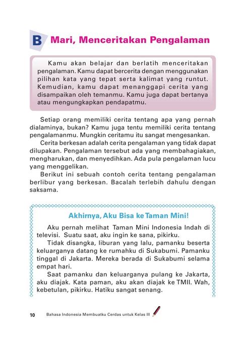 Contoh cerita pengalaman yang mengesankan 2021