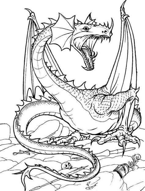 Desenhos de Dragões para colorir 100 Desenhos para imprimir