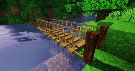 Minecraft Rope Bridge Minecraft Minecraft Mods Minecraft Houses