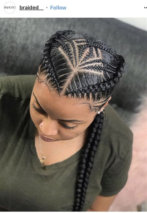The hairstyle has 4 braids, two on each side that forms a halo around the head. Protective Styles 101: Must See Feed-In Braids | African ...