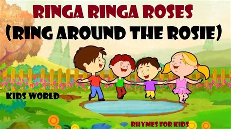 Ringa Ringa Roses Ring Around The Rosie Rhymes Lyrics Nursery