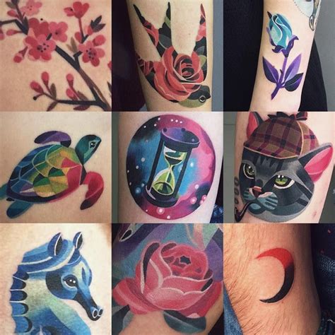 Some Tattoos Of 2015 Watercolortattoo Sashaunisex Ink Painting
