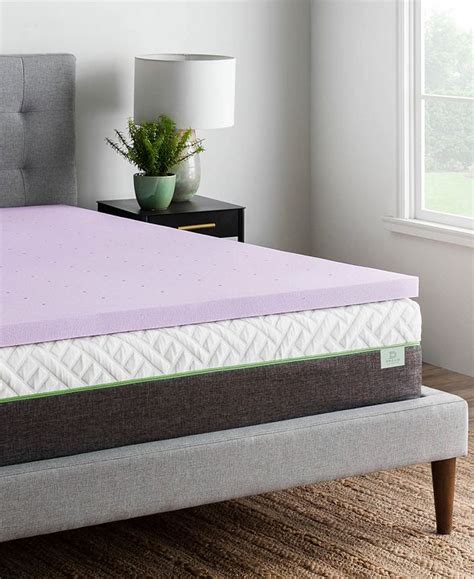 Generously overfilled with soft quilting have maximum comfort with this convoluted foam mattress pad. Lucid 3" Lavender Memory Foam Mattress Topper, Queen ...
