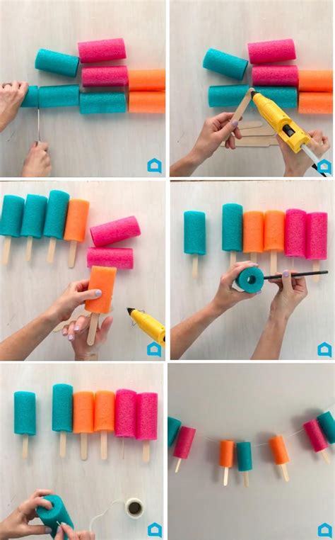 Projects Made With Pool Noodles You Can Make These Projects At Home Crafts Tips And