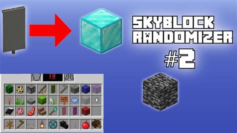 Skyblock Double Randomizer Challenge 2 Tutorial At The End Youtube