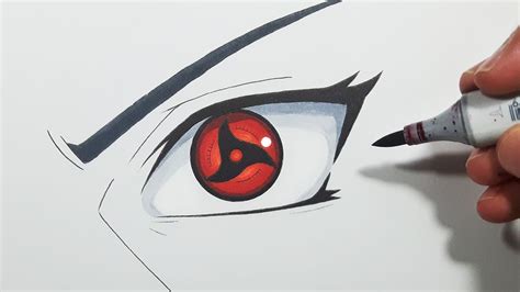 How To Draw Itachis Mangekyou Sharingan Step By Step Tutorial