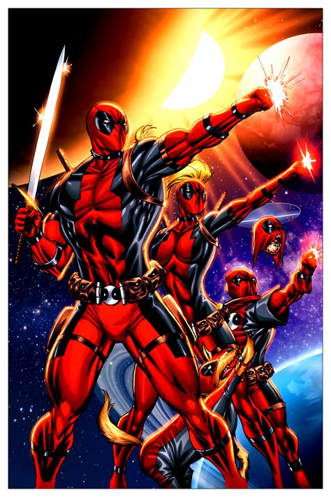 Comics Forever Deadpool Corps Artwork By Rob Liefeld And Matt