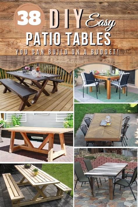 Simple outdoor bench from ehow. 38 Easy DIY Patio Tables You Can Build on a Budget