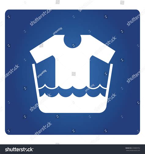 Washing Cloth Symbol Stock Vector Royalty Free Shutterstock