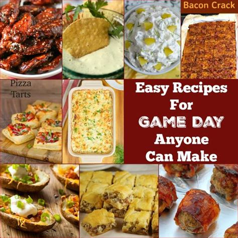 The Best Game Day Recipes Who Needs A Cape