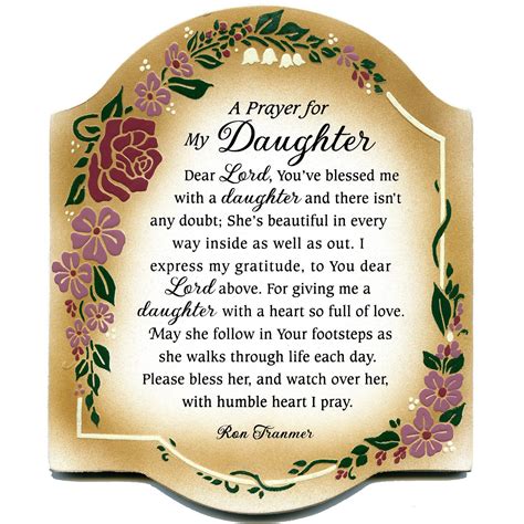 Simple Expressions Prayermy Daughter Textual Art Plaque Wayfair