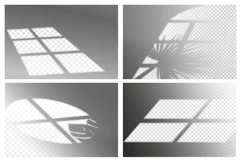 Diseño De Efecto De Superposición De Sombras Transparentes Vector Gratis