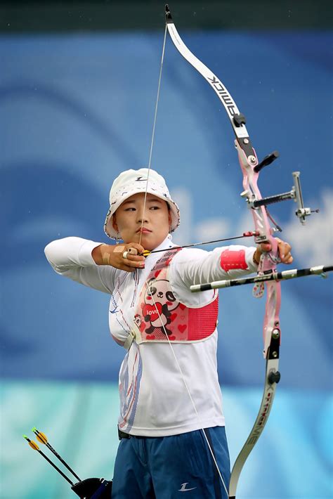 A horse archer is a cavalryman armed with a bow and able to shoot while riding from horseback. Yun Ok Hee in Olympics Day 6 - Archery - Zimbio