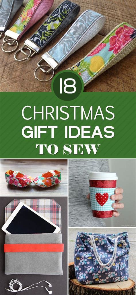 18 Easy DIY Christmas Gifts To Sew Nähprojekte für anfänger Diy