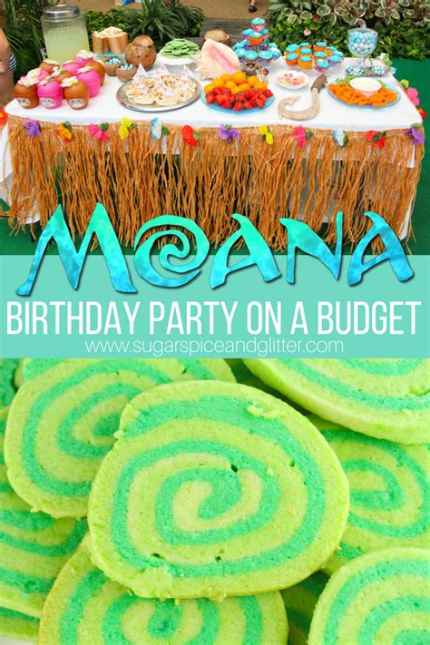 moana theme party food