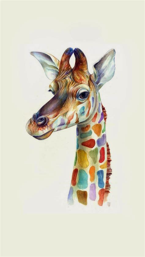 Cute Giraffe Head Wallpaper 2021 3d Iphone Wallpaper