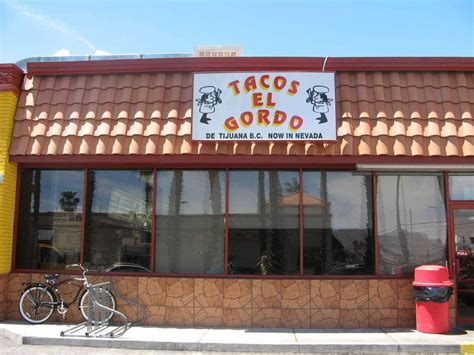 Menu Of Tacos El Gordo Downtown Las Vegas