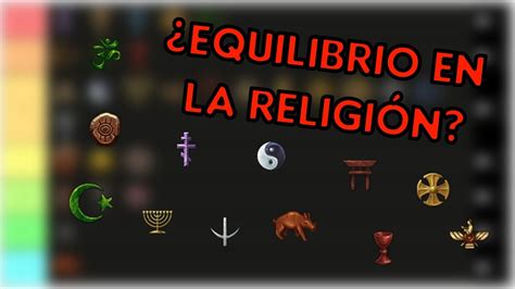 Tier List Religiones 134 Europa Universalis Iv Eu4 Youtube