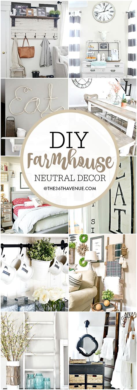 11 diy home decorating tips. Farmhouse DIY Home Decor Ideas | The 36th AVENUE
