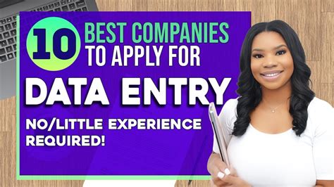 10 BEST Data Entry Work From Home Jobs! Up To $32 Per Hour! No Phone