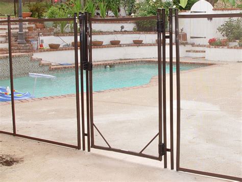 Choose the type of fence you want and then go for it. ChildGuard Mesh Removable DIY Pool Fence