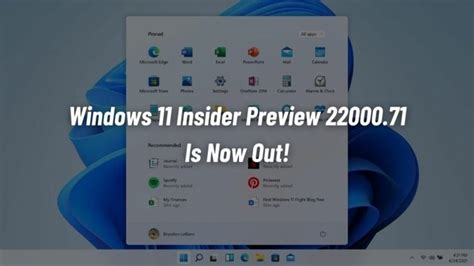 Windows 11 Insider Preview Release Date