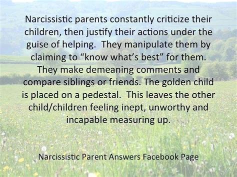 Narcissistic parents see their children as extensions of themselves. 1000+ images about Help & Favors on Pinterest | The golden ...